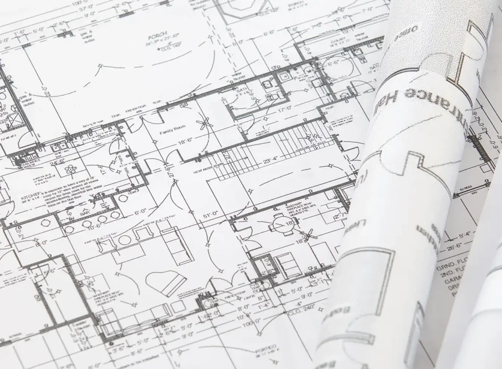 blueprint designing for new home construction breese illinois
